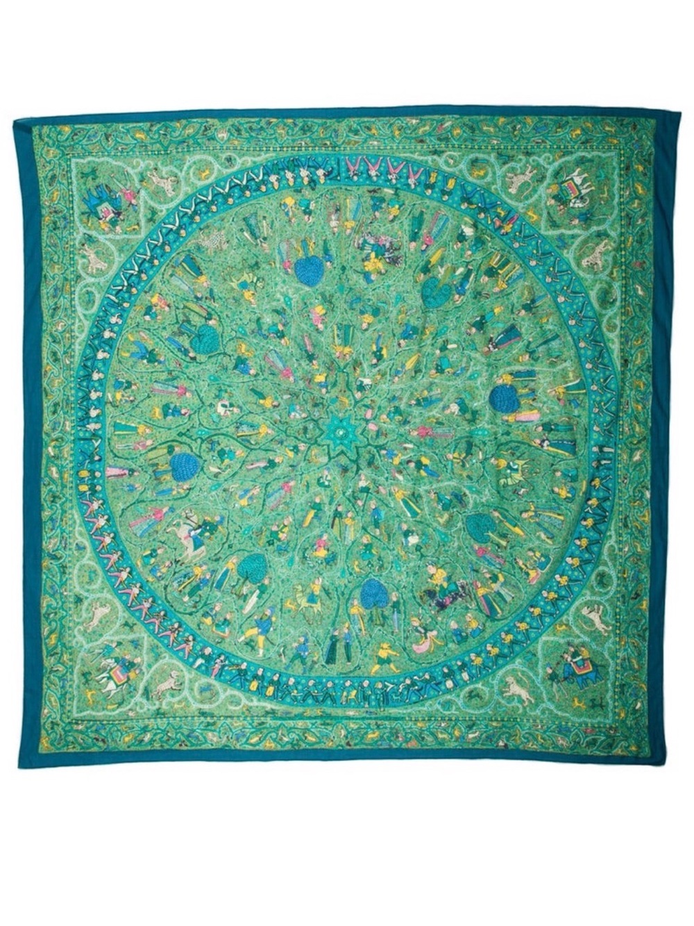 Hermes Avec L'Aimable Autorisation du Lalbhai Dalpatbhai Indology Motif